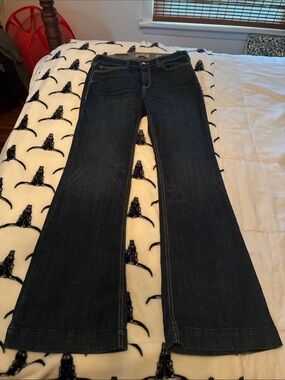 Ariat Indigo Flare Wide-Leg Jeans